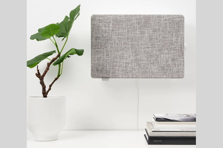 Auch an der Wand macht der kleine IKEA Luftreiniger eine gute Figur Auch an der Wand macht der kleine IKEA Luftreiniger eine gute Figur