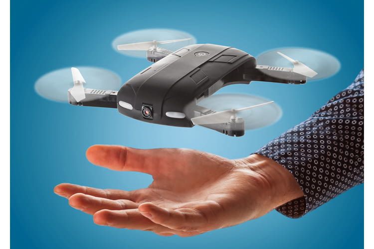 Die FPV-Klappdrohne ist ein witziger Spion für die Hosentasche Die FPV-Klappdrohne ist ein witziger Spion für die Hosentasche