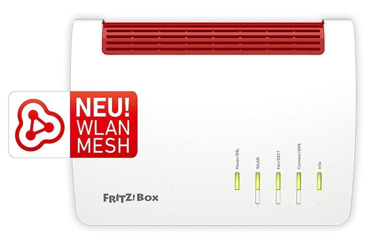 Die FRITZ!Box 7590 bietet Mesh-Funktionalität Die FRITZ!Box 7590 bietet Mesh-Funktionalität