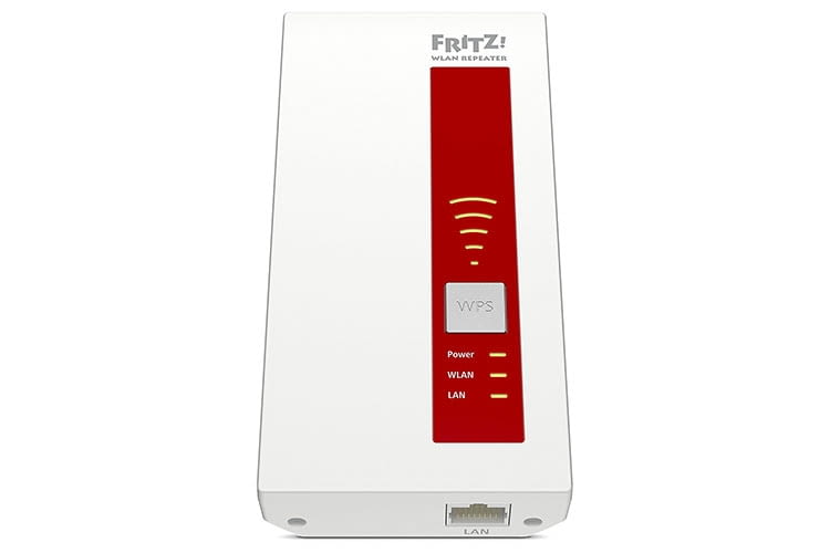 FRITZ!WLAN Rpeater 1750E verfügt über einen integrierten LAN-Anschluss FRITZ!WLAN Rpeater 1750E verfügt über einen integrierten LAN-Anschluss