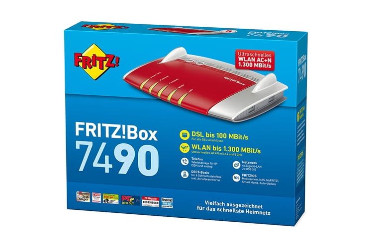 Die Funktionen der FRITZ!Box 7490 lassen sich schnell und einfach personalisieren Die Funktionen der FRITZ!Box 7490 lassen sich schnell und einfach personalisieren