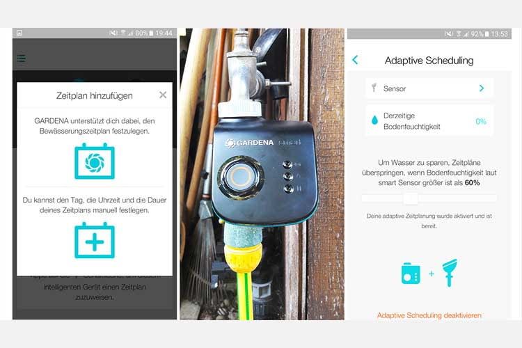 Der GARDENA smart Water Control Sensor sorgt für optimale Bewässerung Der GARDENA smart Water Control Sensor sorgt für optimale Bewässerung