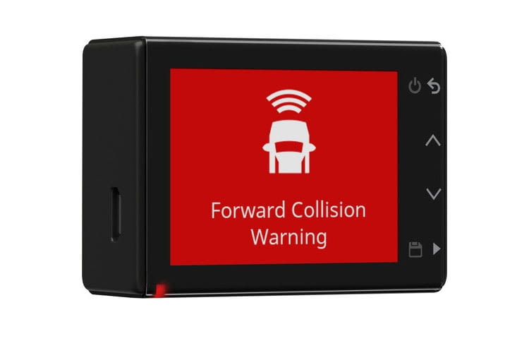 Garmin Dash Cam 55 warnt vor zu kurzen Abständen zum Vorderfahrzeug - das erhöht die Sicherheit Garmin Dash Cam 55 warnt vor zu kurzen Abständen zum Vorderfahrzeug - das erhöht die Sicherheit