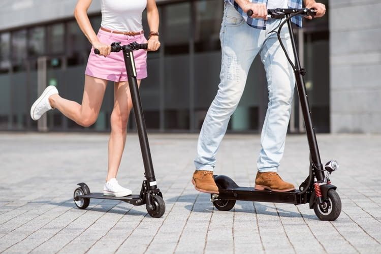 Fällt der Akku mal aus, können E-Scooter wie normale City Roller genutzt werden Fällt der Akku mal aus, können E-Scooter wie normale City Roller genutzt werden