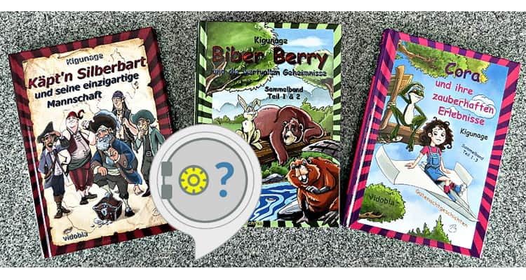 Diese Bücher lassen sich mit dem Geschichtentresor-Skill entdecken Diese Bücher lassen sich mit dem Geschichtentresor-Skill entdecken