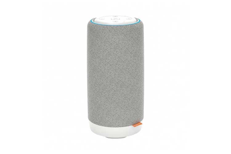 Der Gigaset Smart Speaker L800HX vereint eine DECT-Freisprechanlage mit einem intelligenten Alexa-Lautsprecher Der Gigaset Smart Speaker L800HX vereint eine DECT-Freisprechanlage mit einem intelligenten Alexa-Lautsprecher
