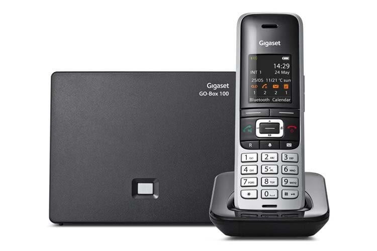 Das Farbdisplay von Gigaset S850A GO sieht schick aus, bietet aber keine großen Jumbo-Ziffern Das Farbdisplay von Gigaset S850A GO sieht schick aus, bietet aber keine großen Jumbo-Ziffern