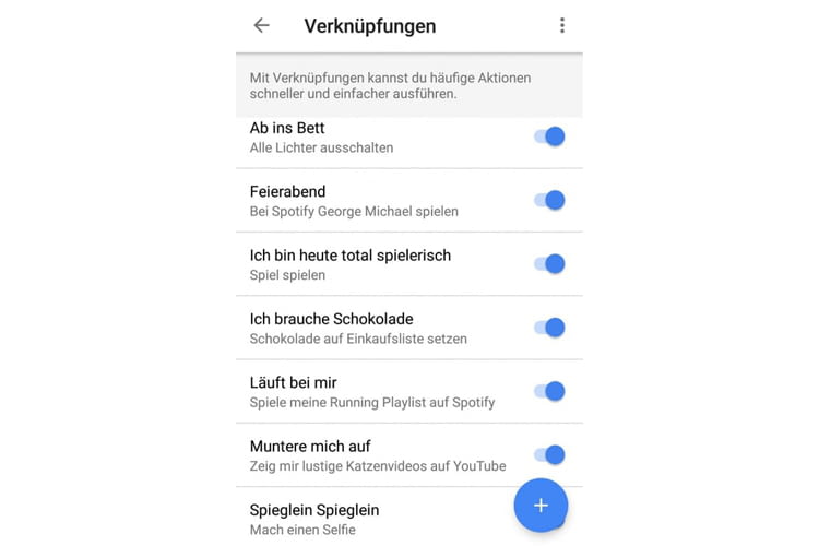 Google Verknüpfungen lassen sich individuell benennen Google Verknüpfungen lassen sich individuell benennen