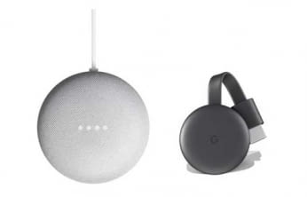 Google Nest Mini + Google Chromecast