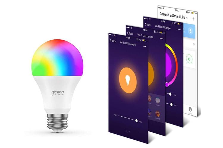 Die Gosund WLAN-LED erhielt bei Amazon durchschnittlich 4 von 5 Sternen Die Gosund WLAN-LED erhielt bei Amazon durchschnittlich 4 von 5 Sternen