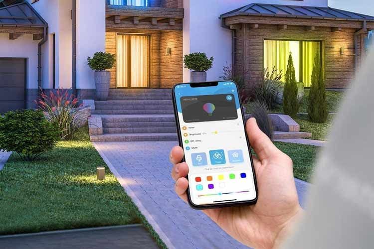 Diese Govee Leuchte kann aus bis zu 30 Metern Entfernung per App bedient werden Diese Govee Leuchte kann aus bis zu 30 Metern Entfernung per App bedient werden