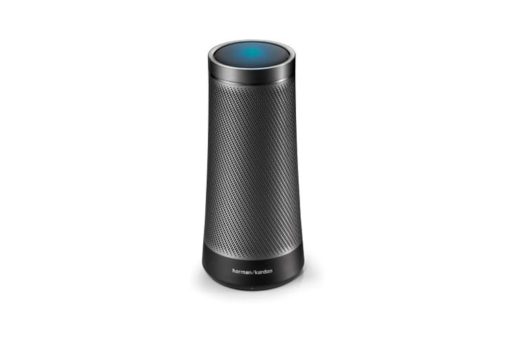 Harman Kardon Invoke ist in schwarz oder silber erhältlich Harman Kardon Invoke ist in schwarz oder silber erhältlich