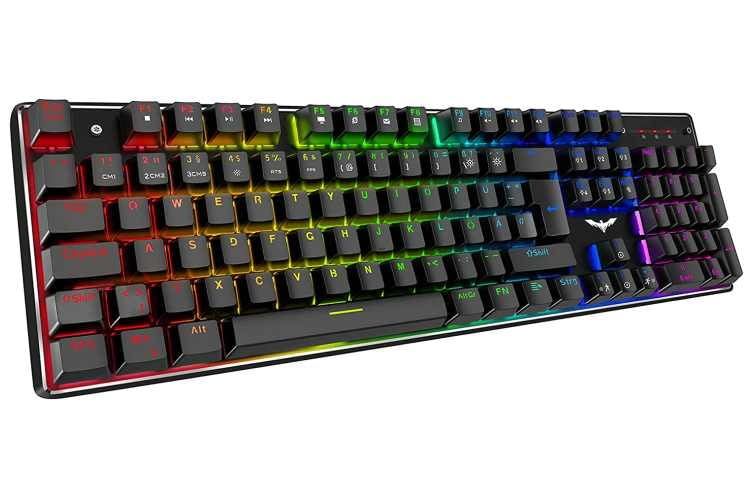 Die havit Mechanische Gaming Tastatur eignet sich insbesondere für Gamer Die havit Mechanische Gaming Tastatur eignet sich insbesondere für Gamer