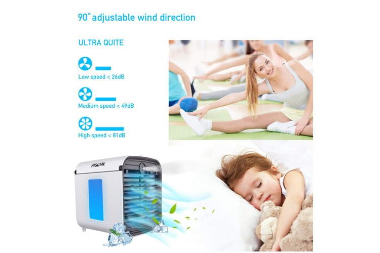 Im Gegensatz zu einer normalen Klimaanlage wird hier die Luft be- statt entfeuchtet Im Gegensatz zu einer normalen Klimaanlage wird hier die Luft be- statt entfeuchtet