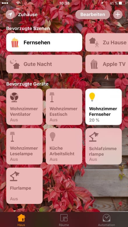 HomeKit macht Geräte verschiedener Hersteller unter einer einheitlichen Oberfläche steuerbar HomeKit macht Geräte verschiedener Hersteller unter einer einheitlichen Oberfläche steuerbar