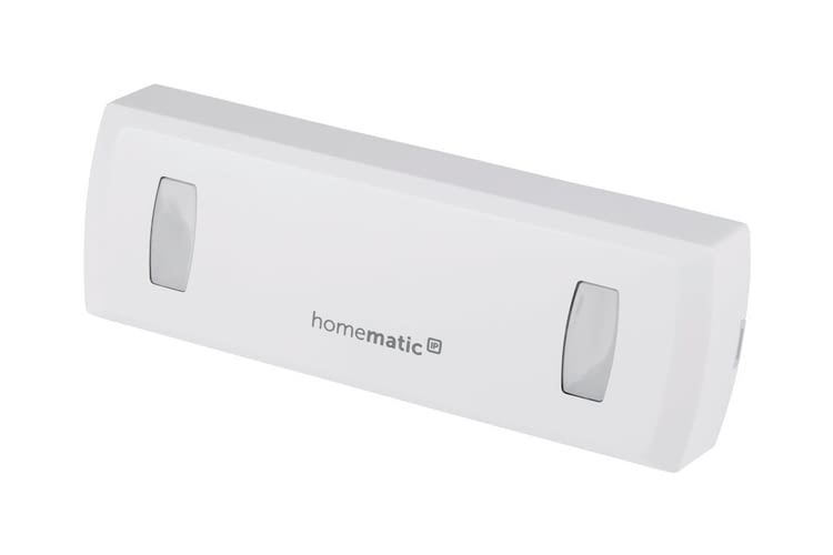 Der Homematic IP Durchgangssensor wird im Türrahmen installiert Der Homematic IP Durchgangssensor wird im Türrahmen installiert