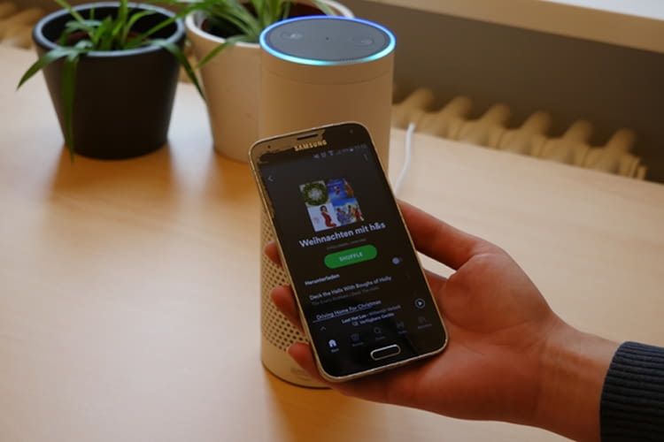 Spotify lässt sich ganz schnell in der Alexa-App als Standard-Musikdienst festlegen Spotify lässt sich ganz schnell in der Alexa-App als Standard-Musikdienst festlegen