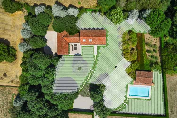 Auch große Gärten mit verschiedenen Zonen sind für Husqvarna NERA Mähroboter kein Problem Auch große Gärten mit verschiedenen Zonen sind für Husqvarna NERA Mähroboter kein Problem