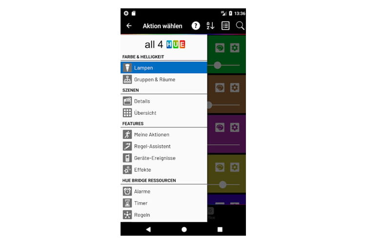 Die All 4 Hue App kann weitaus mehr als das Original Die All 4 Hue App kann weitaus mehr als das Original