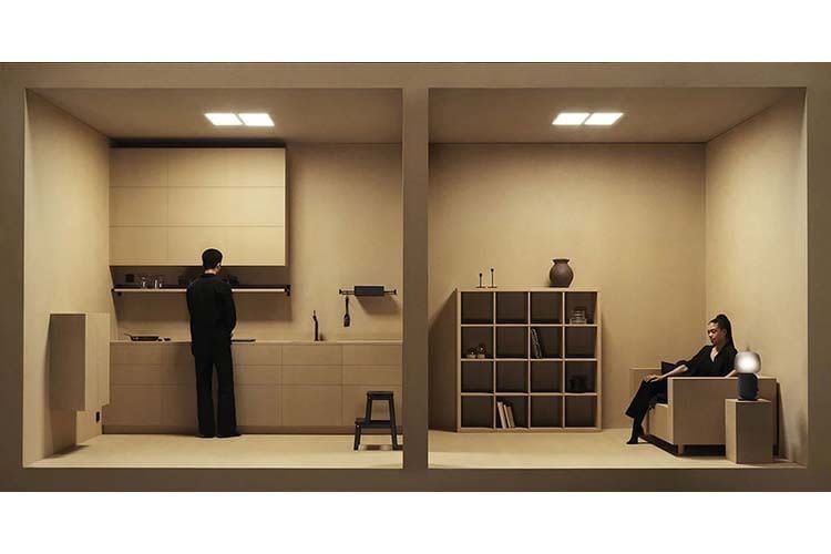 Das IKEA Design zeichnet sich durch elegante Schlichtheit aus. Rechts im Bild: SYMFONISK Tischleuchte mit WiFi-Speaker Das IKEA Design zeichnet sich durch elegante Schlichtheit aus. Rechts im Bild: SYMFONISK Tischleuchte mit WiFi-Speaker