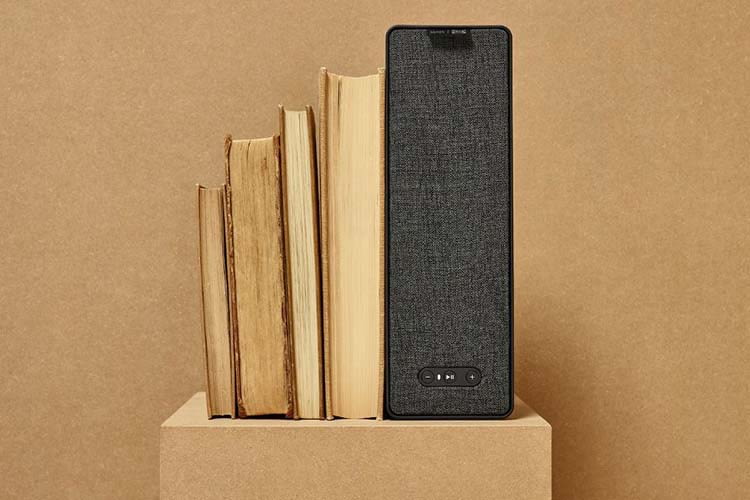 IKEA Sonos SYMFONISK Regal-WiFi-Speaker kann waagrecht, senkrecht oder IKEA Sonos SYMFONISK Regal-WiFi-Speaker kann waagrecht, senkrecht oder