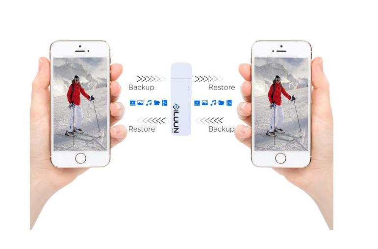 iLuun Air verfügt über ein Backup-Feature iLuun Air verfügt über ein Backup-Feature