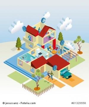 Im Smart Home wohnt man intelligent, sicher und bequem Im Smart Home wohnt man intelligent, sicher und bequem