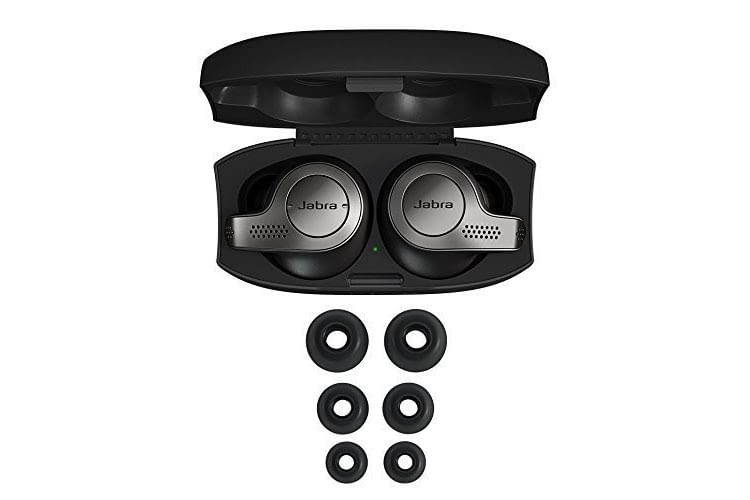 Jabra Elite 65t Lieferumfang enthalten sind 3 earGel-Sets für optimalen Tragekomfort Jabra Elite 65t Lieferumfang enthalten sind 3 earGel-Sets für optimalen Tragekomfort