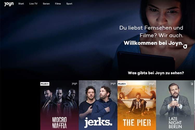 Joyn Inhalte können auch direkt über die Anbieter-Website gestreamt werden Joyn Inhalte können auch direkt über die Anbieter-Website gestreamt werden