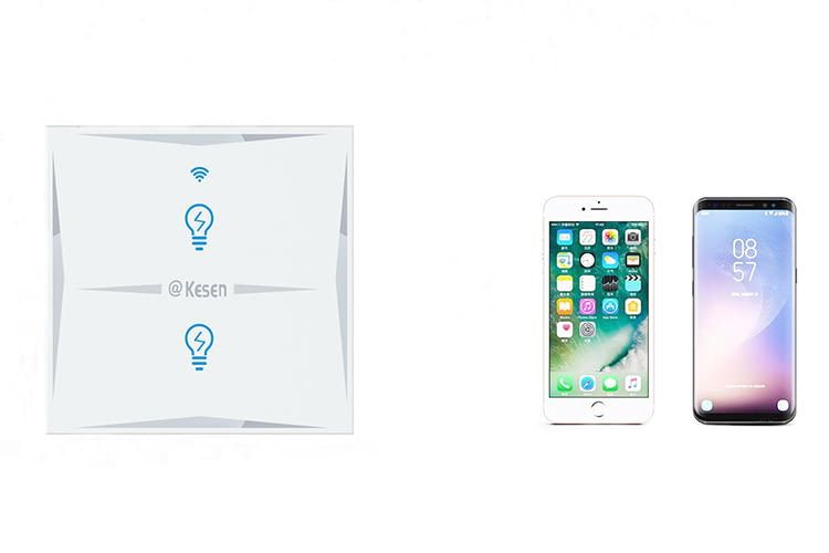 Via Android- oder iOS-App können Nutzer den WLAN-Lichtschalter bedienen Via Android- oder iOS-App können Nutzer den WLAN-Lichtschalter bedienen