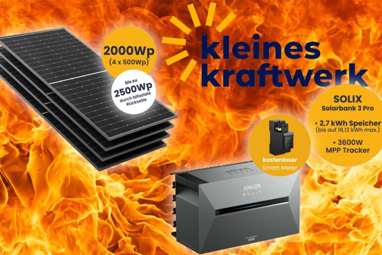 Wow! Top-Deal bei Kleines Kraftwerk mit Anker SOLIX 3