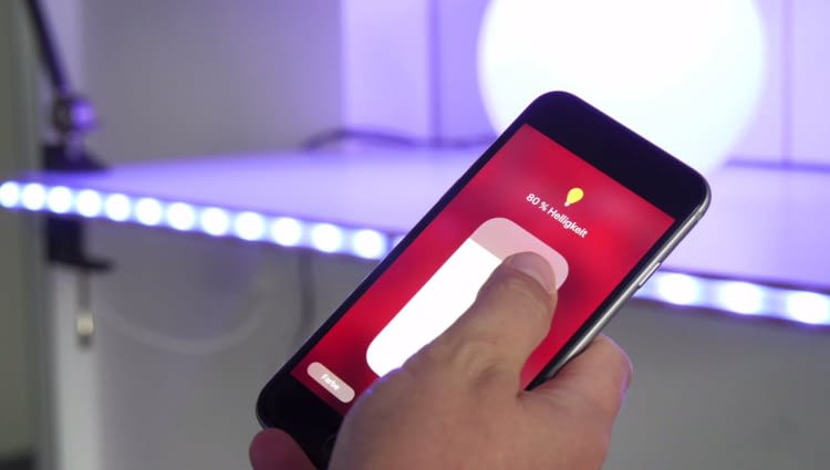 Mit der Home App werden die Smart+-Leuchten in Apples HomeKit integriert Mit der Home App werden die Smart+-Leuchten in Apples HomeKit integriert
