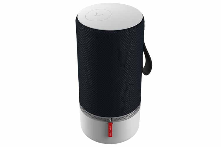 Das Erkennungsmerkmal der Libratone Lautsprecher ist der rote Zipper Das Erkennungsmerkmal der Libratone Lautsprecher ist der rote Zipper