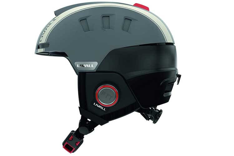 Den Livell RS1 Ski- und Snowboardhelm können Nutzer per Bluetooth mit den Smartphone verbinden Den Livell RS1 Ski- und Snowboardhelm können Nutzer per Bluetooth mit den Smartphone verbinden