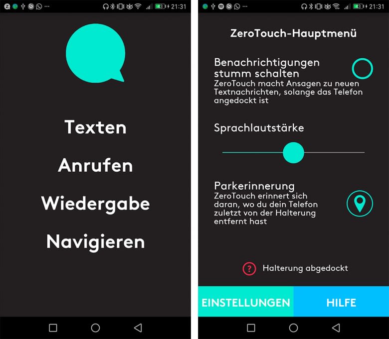 Digitale Fahrassistenz: Über die ZeroTouch App wird die Sprachsteuerung installiert und verwaltet Digitale Fahrassistenz: Über die ZeroTouch App wird die Sprachsteuerung installiert und verwaltet