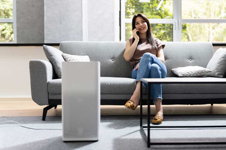 Ein Luftreiniger sorgt für frische Luft in jedem Raum Ein Luftreiniger sorgt für frische Luft in jedem Raum