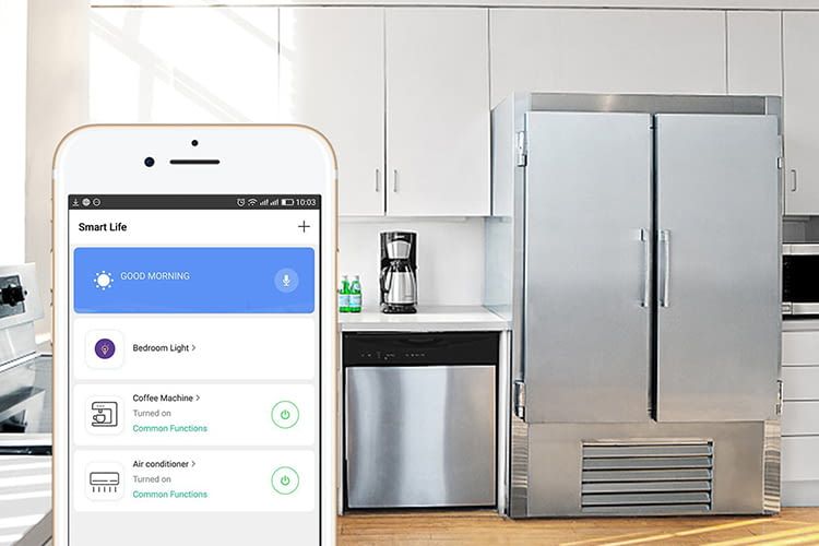 In die Küche kommen, wenn der Kaffee frisch gebrüht ist. Dank der Zeit- und Appsteuerung der Maxcio WLAN-Steckdose Realität. In die Küche kommen, wenn der Kaffee frisch gebrüht ist. Dank der Zeit- und Appsteuerung der Maxcio WLAN-Steckdose Realität.