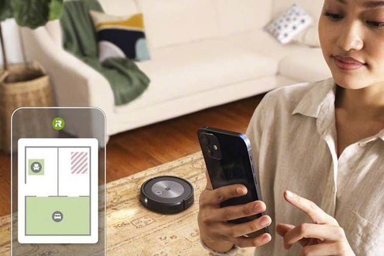 iRobot Roomba j7 verbindet sich per WLAN mit der Hersteller-App iRobot Roomba j7 verbindet sich per WLAN mit der Hersteller-App