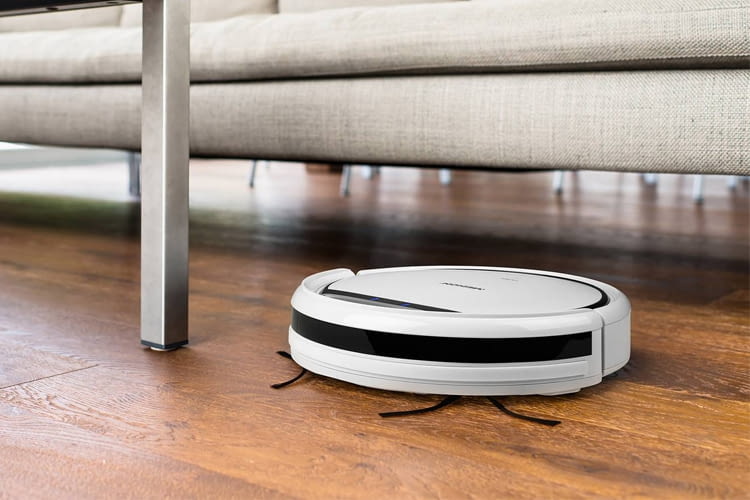 Der MEDION MD 18500 Roboter saugt nur dort, wo er soll Der MEDION MD 18500 Roboter saugt nur dort, wo er soll