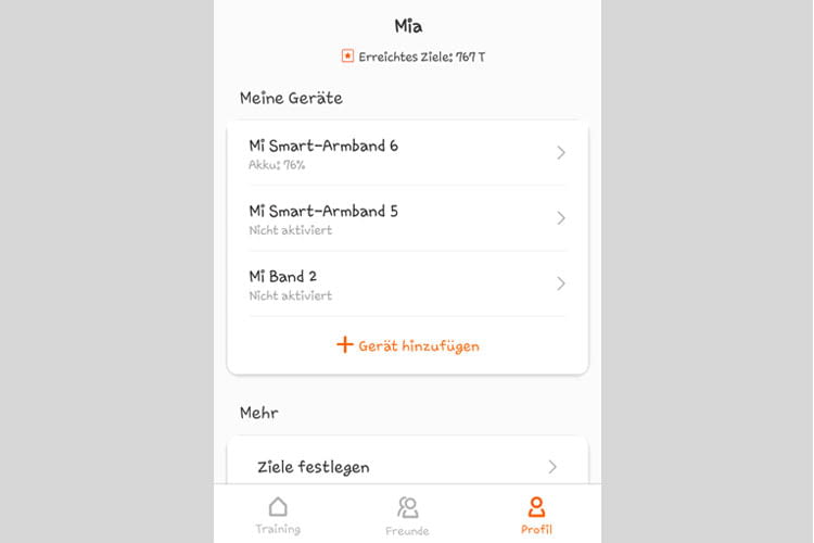 Wir nutzen die Mi Fit App bereits seit mehreren Jahren Wir nutzen die Mi Fit App bereits seit mehreren Jahren