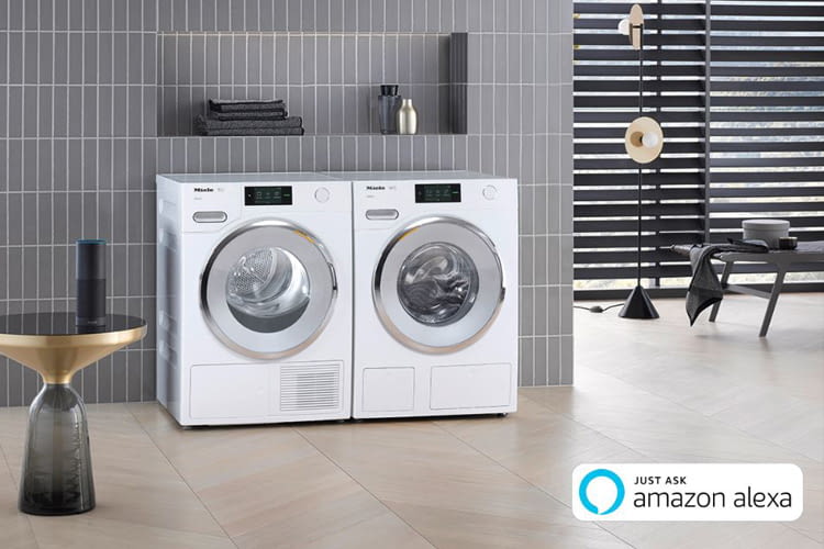 Alexa Modelle kann man z.B. auffordern: „Alexa, frage Miele, erkläre mir TwinDos.“ Alexa Modelle kann man z.B. auffordern: „Alexa, frage Miele, erkläre mir TwinDos.“