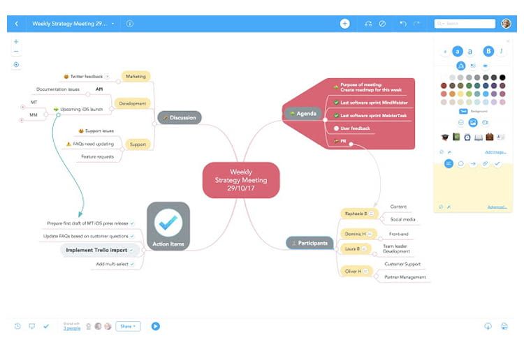 MindMeister kann problemlos in MeisterTask integriert werden MindMeister kann problemlos in MeisterTask integriert werden