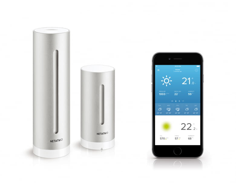 Klassiker im Netatmo-Sortiment: die praktische Wetterstation mit App-Anbindung Klassiker im Netatmo-Sortiment: die praktische Wetterstation mit App-Anbindung