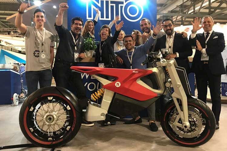 Das N4-Elektromotorrad von Nito soll 2020 erscheinen Das N4-Elektromotorrad von Nito soll 2020 erscheinen