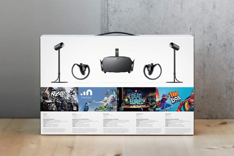 Im Lieferumfang sind bei diesem Bundle neben der VR-Brille auch zwei Touch-Controller enthalten Im Lieferumfang sind bei diesem Bundle neben der VR-Brille auch zwei Touch-Controller enthalten