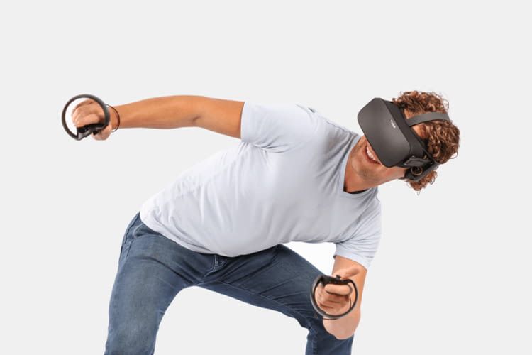 Per Touch Controller lassen sich reale Gesten in ein virtuelles Spiel übertragen Per Touch Controller lassen sich reale Gesten in ein virtuelles Spiel übertragen