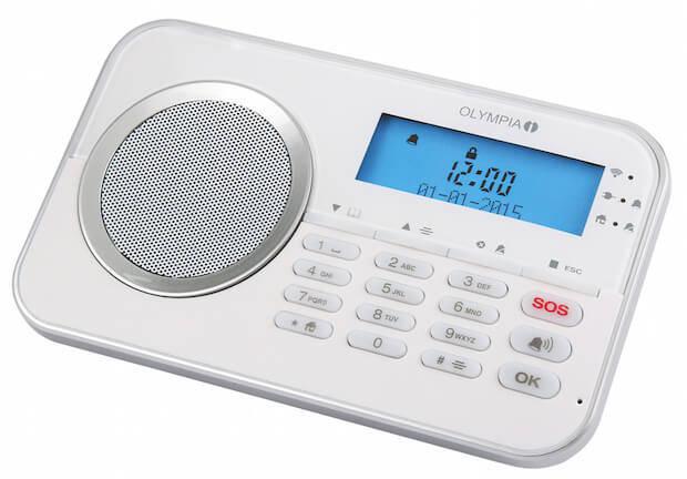 Abbildung der Olympia Prohome 73er-Serie Smart Home Alarmanlage Abbildung der Olympia Prohome 73er-Serie Smart Home Alarmanlage