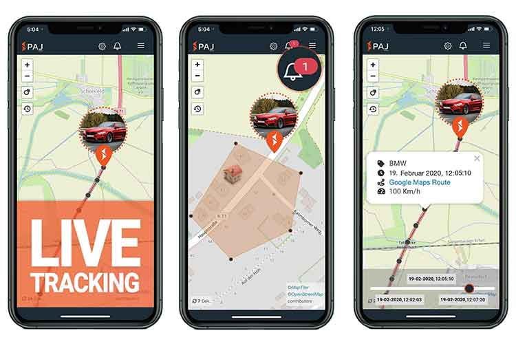 Die App-Bedienung des PAJ GPS Allround Finders macht die Bedienung einfach Die App-Bedienung des PAJ GPS Allround Finders macht die Bedienung einfach