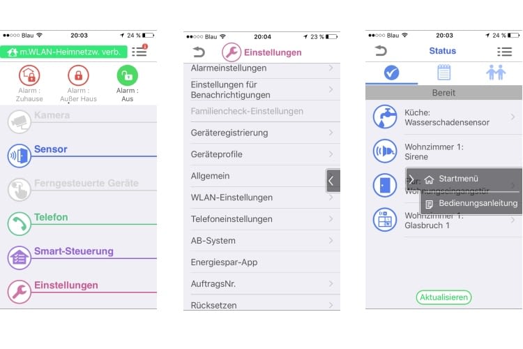 Damit wird das Panasonic Smart Home bedient Damit wird das Panasonic Smart Home bedient