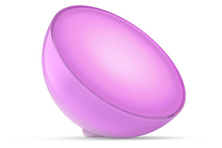 Philips Hue Go White and Color Ambiance gleicht im Design einer Halbkugel Philips Hue Go White and Color Ambiance gleicht im Design einer Halbkugel